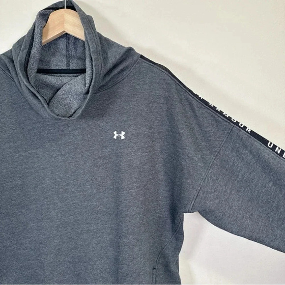 Under Armour Womens Xlarge Loose Cowlneck Cotton  Blend Sweatshirt - Picture 4 of 14